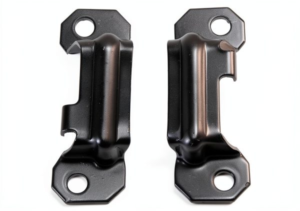 55-57 Chevy Seat Brackets Mutton Hollow Black-1