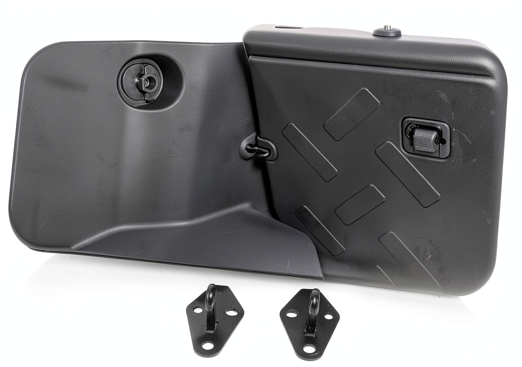 Toyota FJ Cruiser rear seat backrest angle adjustment bracket in action