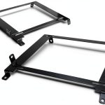 Racing Seat Bracket Auto Dynasty Steel Black Mount-0