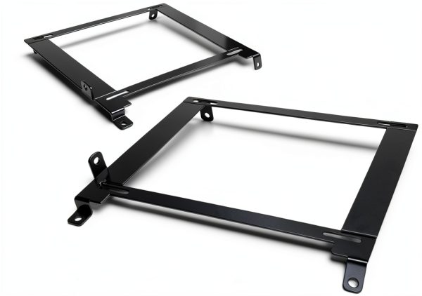 Racing Seat Bracket Auto Dynasty Steel Black Mount-0