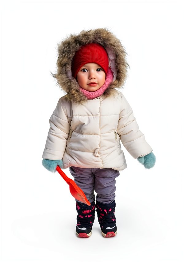 Baby Girls' Down Jacket bb1321-130cm Cotton Fur-4