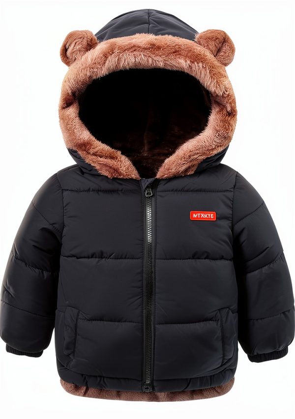 AIMISYOU Baby Winter Puffer Coat Polyester Hooded-0