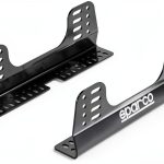 Sparco Seat Bracket Car Mount Black Powder Coat-0