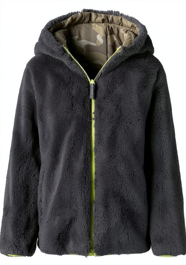 OshKosh Baby Boy Reversible Sherpa Jacket-1