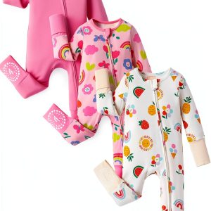 PATPAT Baby Bamboo Footies Soft Breathable Unisex-0