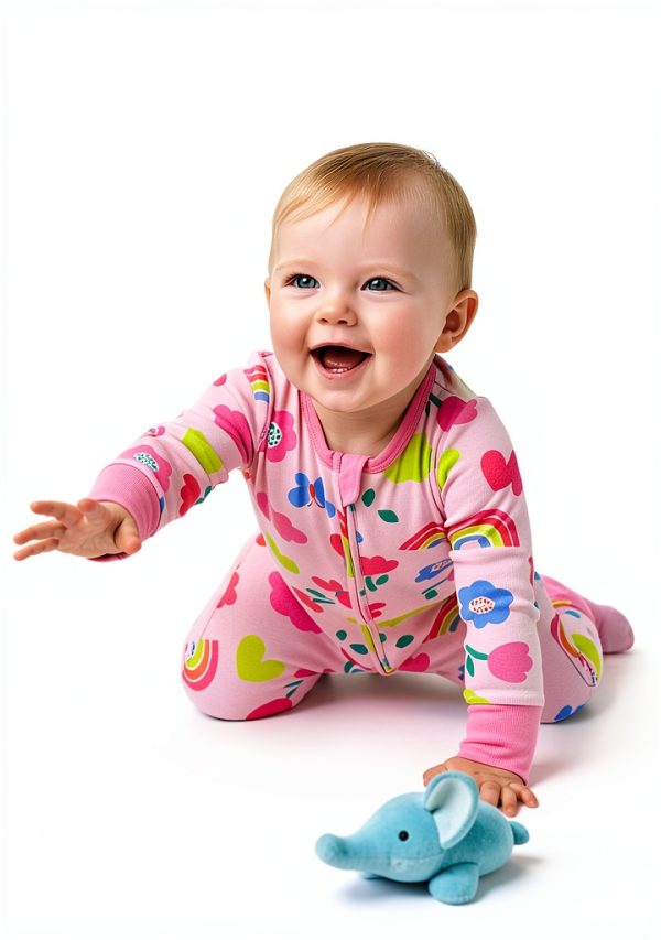 PATPAT Baby Bamboo Footies Soft Breathable Unisex-3