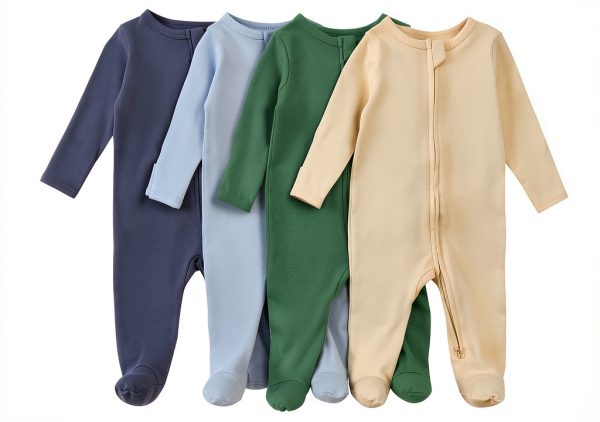Aablexema Baby Boys One-Piece Footies Soft Cotton-1
