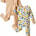 Bamboo Baby Romper LunaKids Soft Stretch OnePiece-0